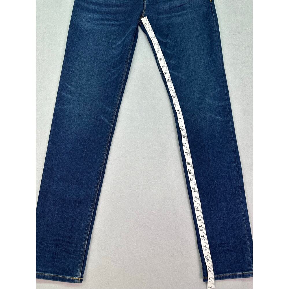 Hudson Park Skinny Jeans Women’s Dark Wash Mid Rise Stretch Denim Size 29 - Picture 10 of 13